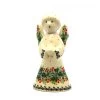 Polish Pottery Angel Figurine - Small - Holly Berry