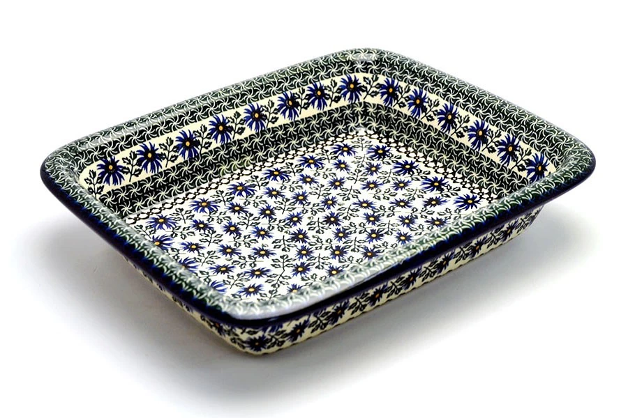 Polish Pottery Baker - Lasagna - Blue Chicory