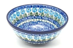 Polish Pottery Bowl - Large Nesting (7 1/2") - Antique Rose