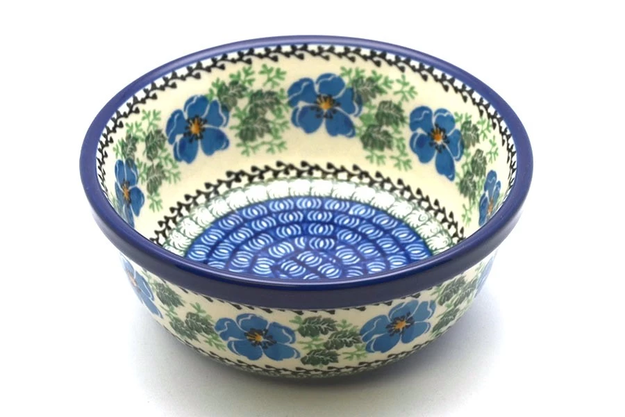 Polish Pottery Bowl - Soup And Salad - Morning Glory