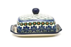 Polish Pottery Butter Dish - Primrose