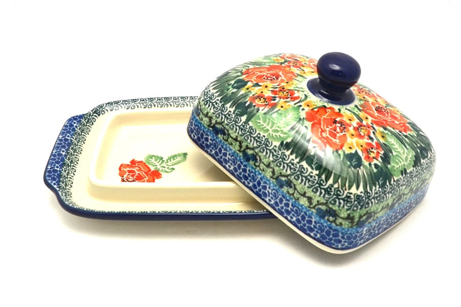 Polish Pottery Butter Dish - Unikat Signature - U4400 - Image 2
