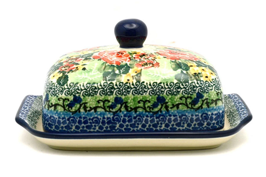 Polish Pottery Butter Dish - Unikat Signature - U4400