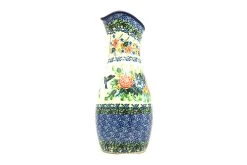 Polish Pottery Carafe - 2 1/2 Pint - Unikat Signature - U3271