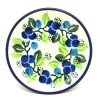 Polish Pottery Coaster - Blue Berries