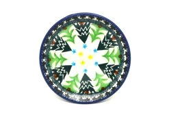 Polish Pottery Coaster - Christmas Trees