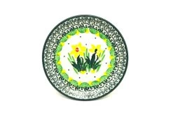 Polish Pottery Coaster - Daffodil