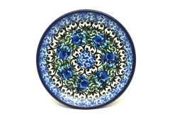 Polish Pottery Coaster - Peacock Feather