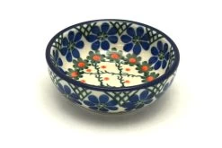 Polish Pottery Dish - Round Food Prep - Primrose