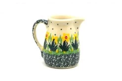 Polish Pottery Miniature Pitcher - Daffodil