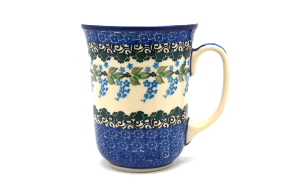Polish Pottery Mug - 16 Oz. Bistro - Wisteria