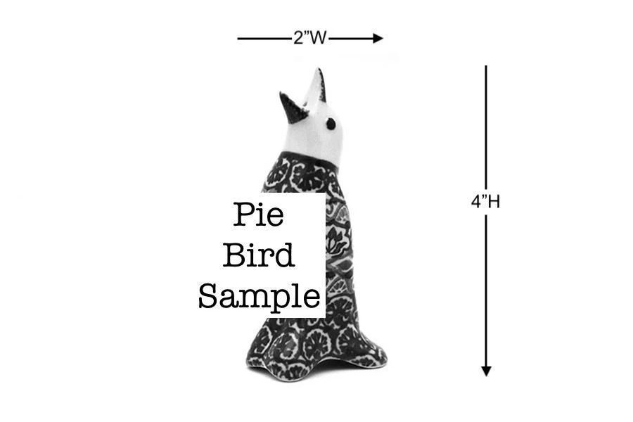 Polish Pottery Pie Bird - Garden Party - Image 2