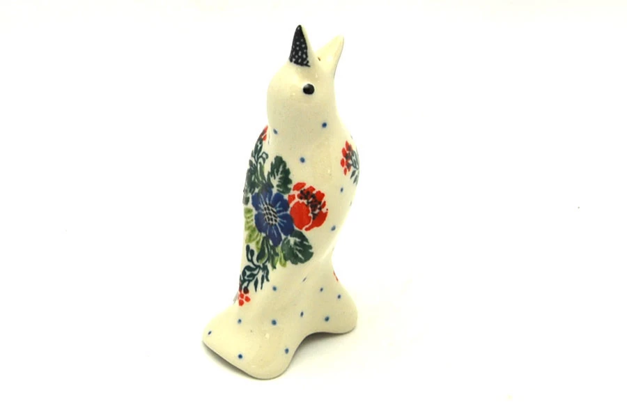 Polish Pottery Pie Bird - Garden Party