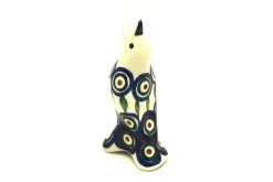 Polish Pottery Pie Bird - Peacock