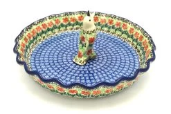 Polish Pottery Pie Set - Maraschino
