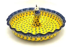 Polish Pottery Pie Set - Sunburst