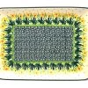 Polish Pottery Plate - Rectangular - Daffodil