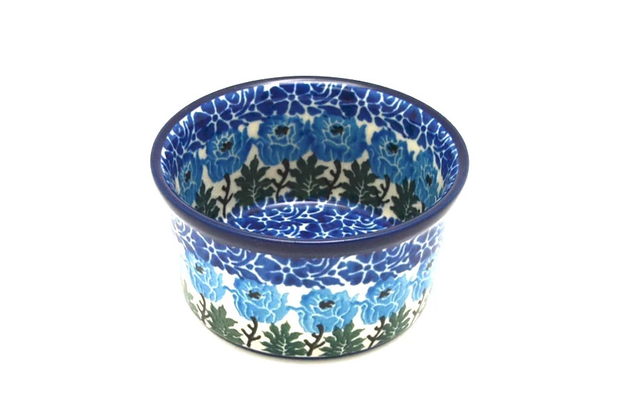 Polish Pottery Ramekin - Antique Rose