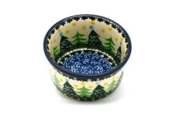 Polish Pottery Ramekin - Christmas Trees