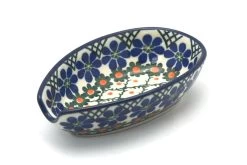 Polish Pottery Spoon Rest - Primrose