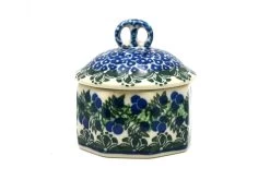 Polish Pottery Trinket Box - Huckleberry