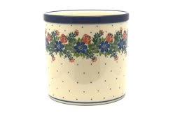 Polish Pottery Utensil Holder - Garden Party