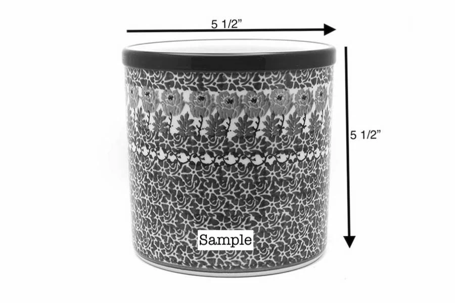 Polish Pottery Utensil Holder - Primrose - Image 2