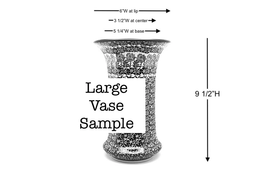 Polish Pottery Vase - Large - Tranquility - Image 2