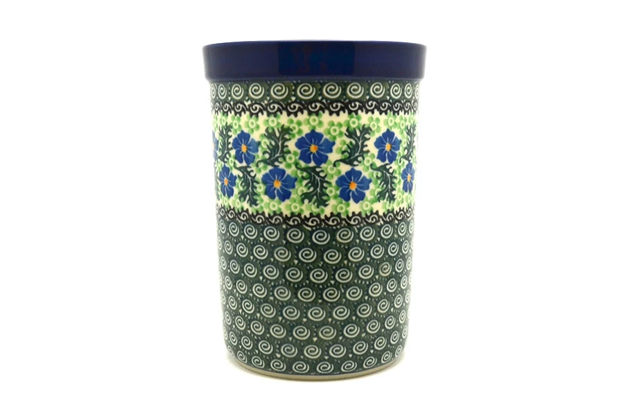 Polish Pottery Wine Crock - Sweet Violet